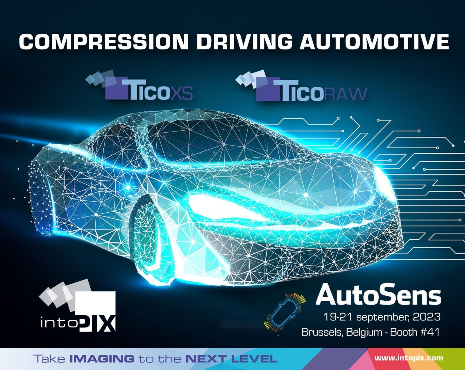intoPIX 在 AutoSens 2023 上展示推動汽車創新的全新羽量級視頻壓縮標準和技術